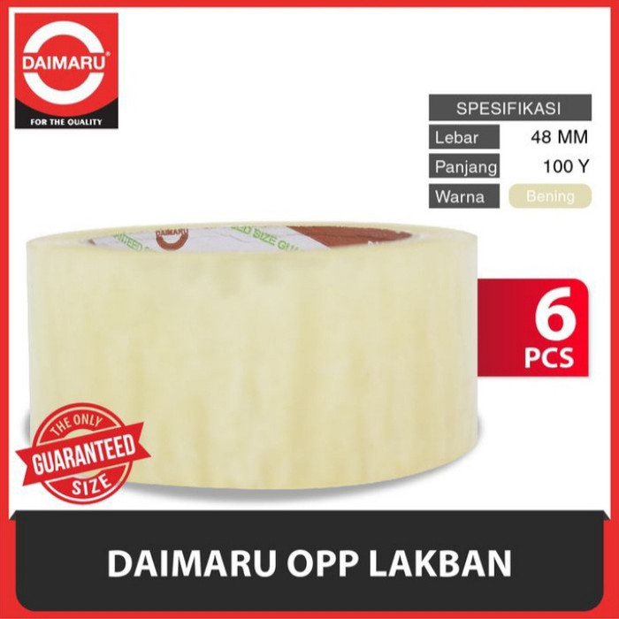 

Lakban Bening/Coklat daimaru 2inch/ lakban Bening/Coklat 2 inch 1 SLOP