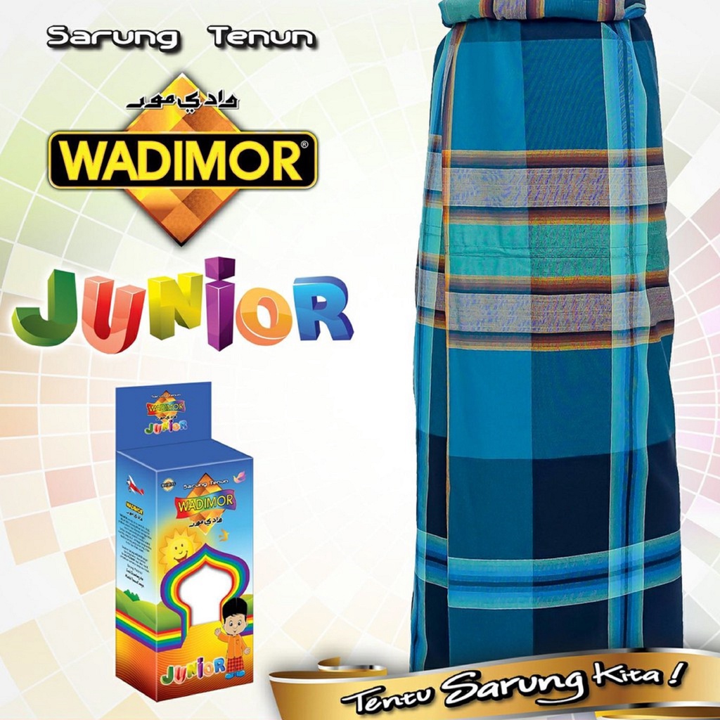 SARUNG ANAK WADIMOR JUNIOR SD SMP KAIN TENUN KIDS KECIL REMAJA LAKI TANGGUNG SANTRI