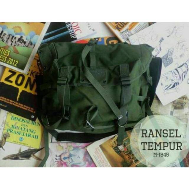 AM  TAS RANSEL TEMPUR TNI / MILITER / ARMY M 1945