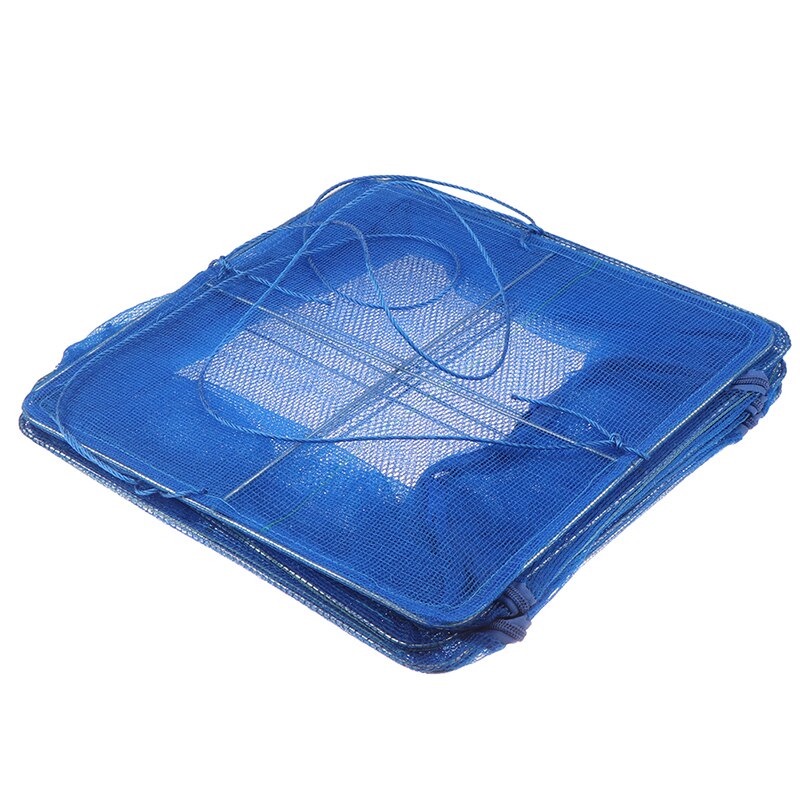 Rak Pengering Jemur Makanan Foldable Dyring Mesh Net 4 Layer Size S - G58 - Blue