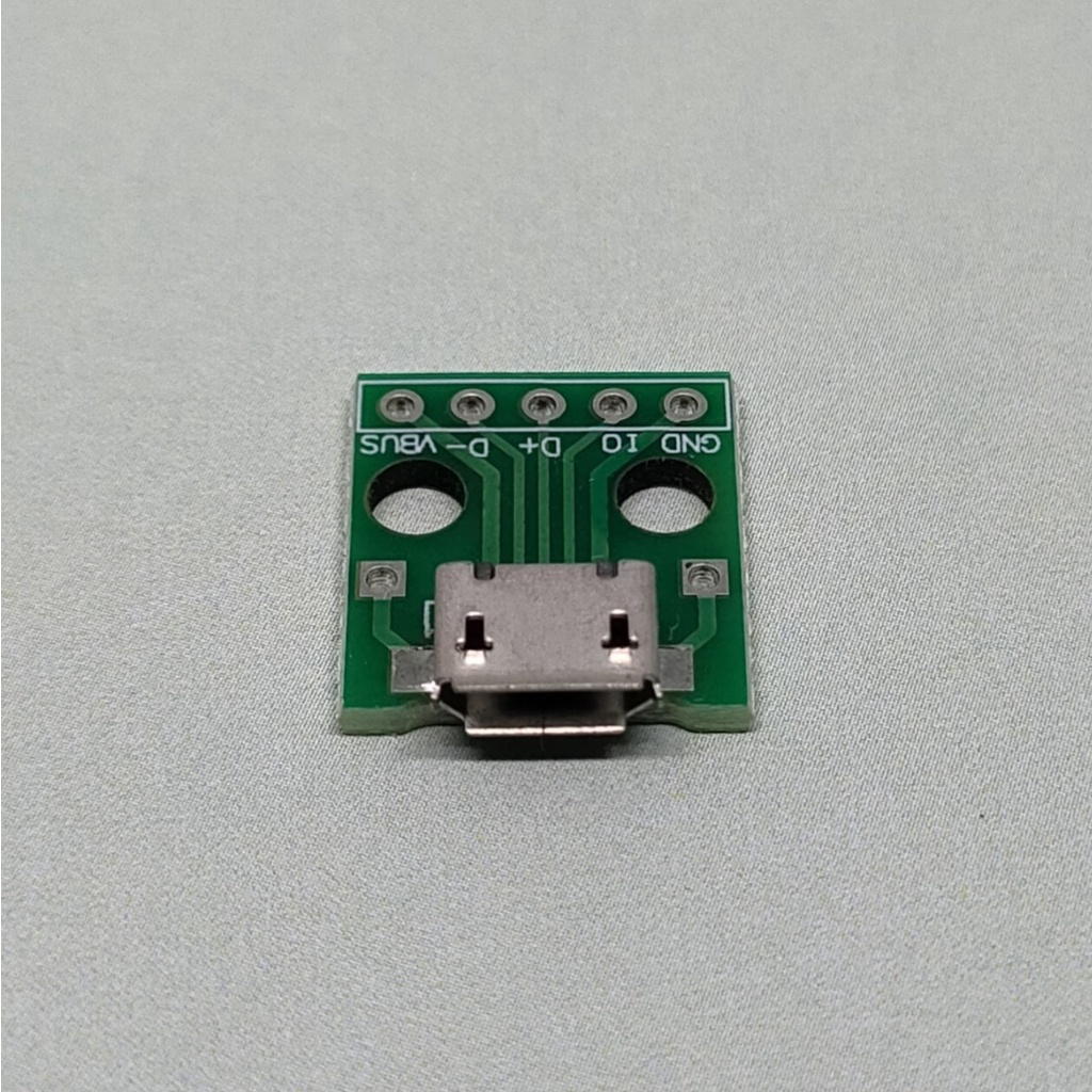 Converter USB Micro to DIP 2.54mm Adapter Socket Charger Dengan PCB