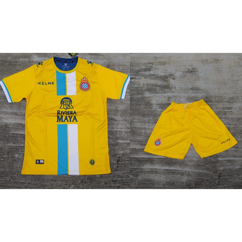 Jersey Espanyol Away 2019/2020 KUNING grade ori import La Liga Spanyol