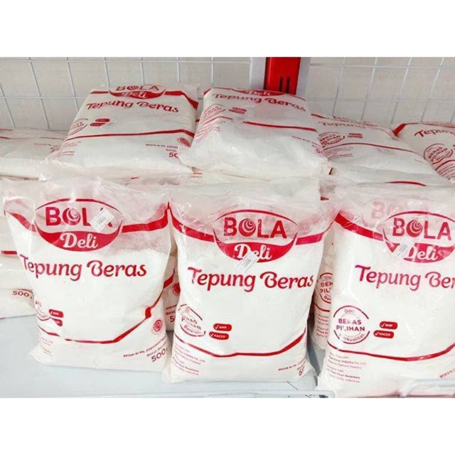 

Tepung Beras Cap Bola 500gr x 20bks