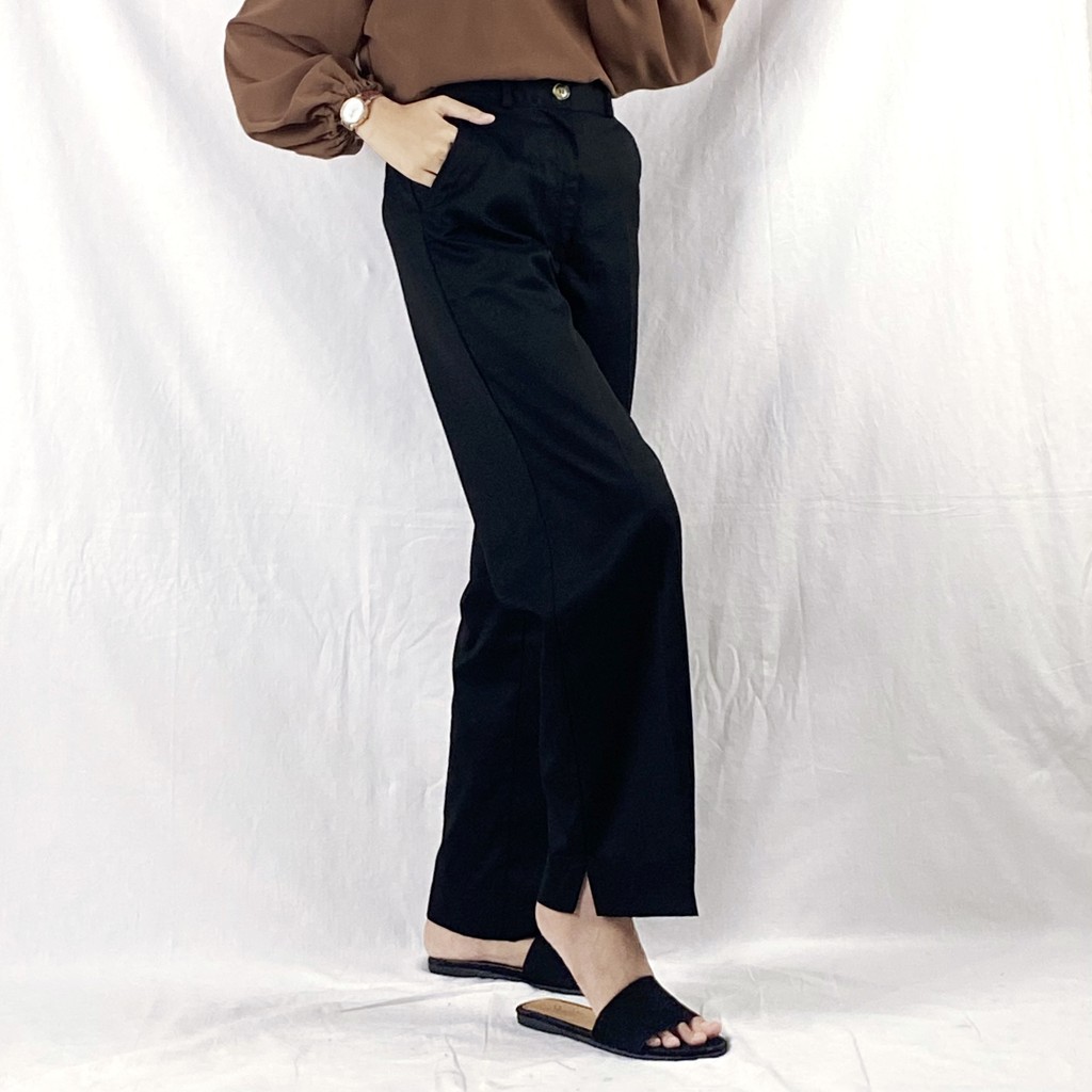 MELVA SLIT PANTS-2