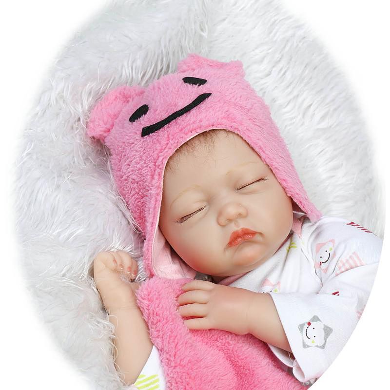 Mary 1set Anak Perempuan Untuk Boneka 55cm Pink Pakaian Anak Perempuan Mainan Kostum Bayi Newborn Mainan Topi Ni