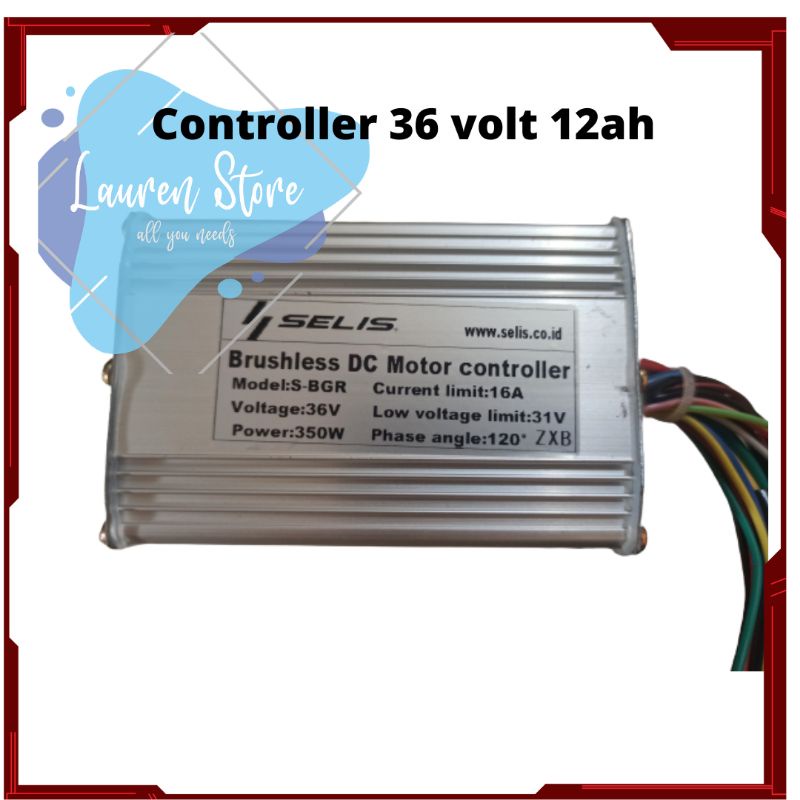Controller 36 volt 12 ah selis kontroler sepeda listrik kontroller selis