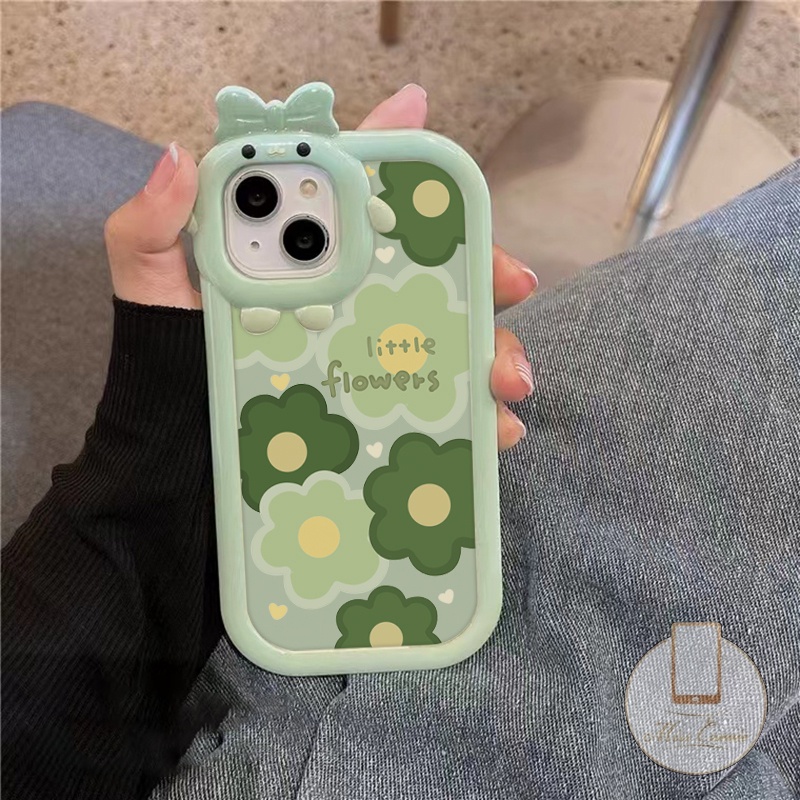 Soft Case TPU Motif Bunga 3D Untuk IPhone 8Plus 7Plus 11 13 12 Pro MAX 14 Pro MAX 6 6S 7 8 Plus XR X XS MAX SE