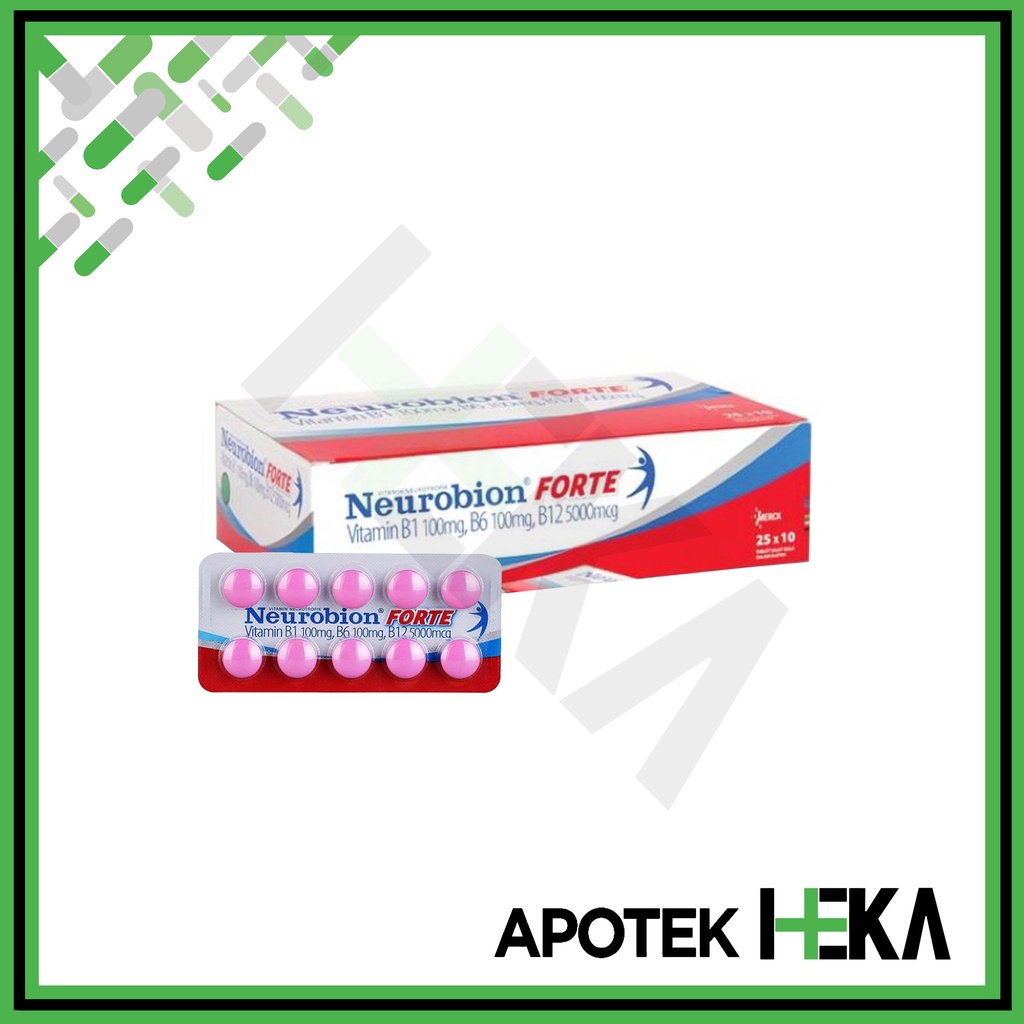 Neurobion Forte CT Box Isi 25x10 Tablet - Suplemen Sistem Syaraf (SEMARANG)