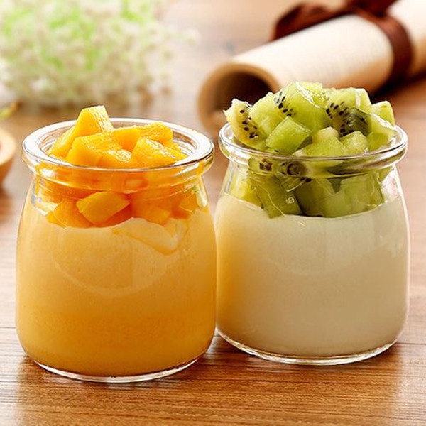 gelas dessert dengan tutup mousse pudding bottle (1F2,1f1) kge003