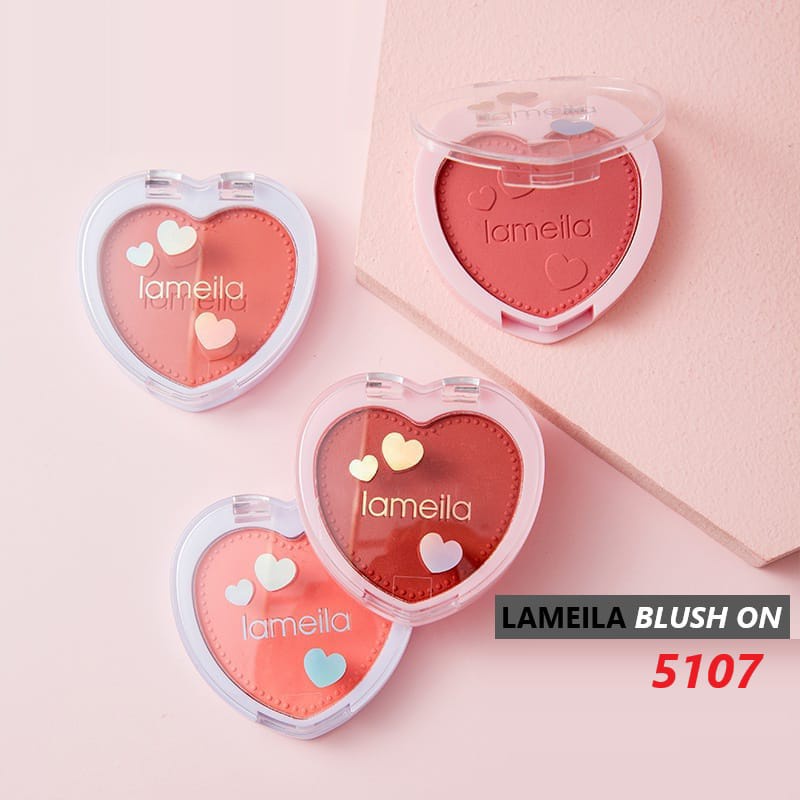 LAMEILA 5107 Blush On 4 Colours Love Palette Blusher Perona Pipi 4 warna