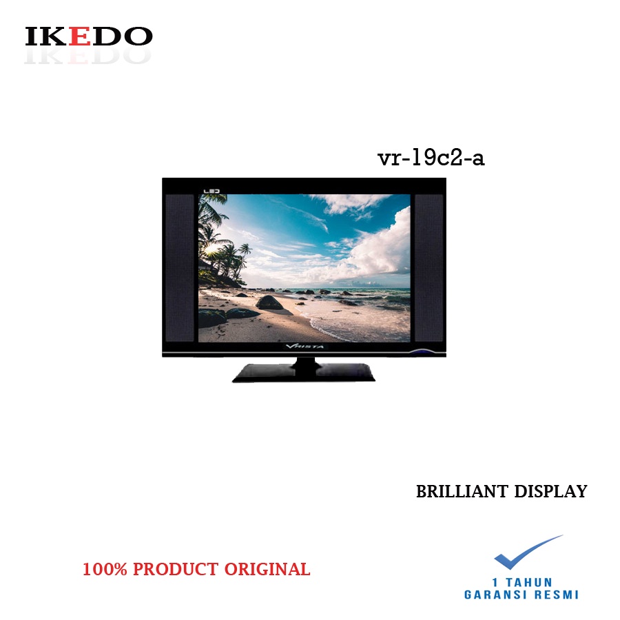 VRISTA 19 inch layar VR- 19C2A2 K1 TV LED