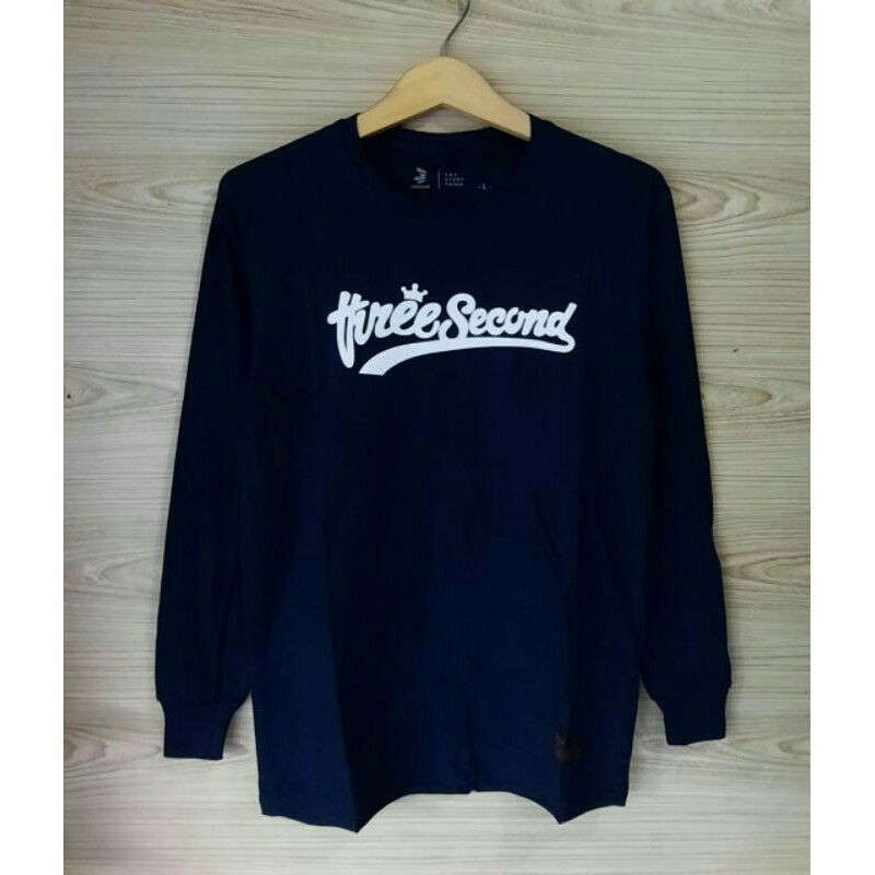 KAOS LENGAN PANJANG GREEN LIGHT & 3SECOND PREMIUM