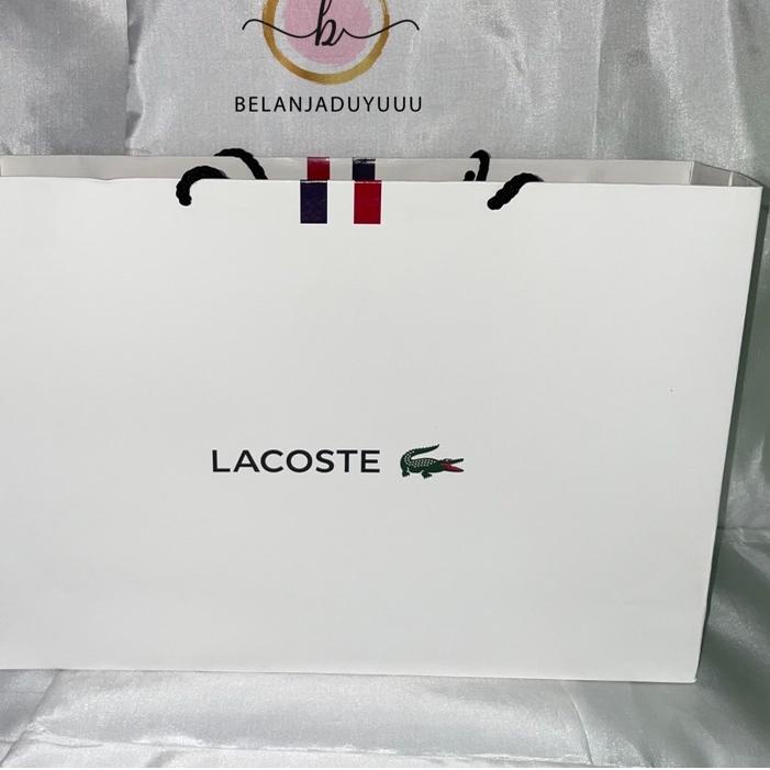 

(SQ36)-Paper Bag Lacoste Pembungkus Kado ( Ready Stock Jakarta )-Grand Seller