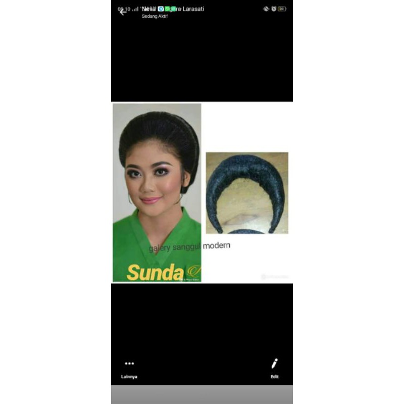 Subal Sanggul Pengantin Wanita Sunda