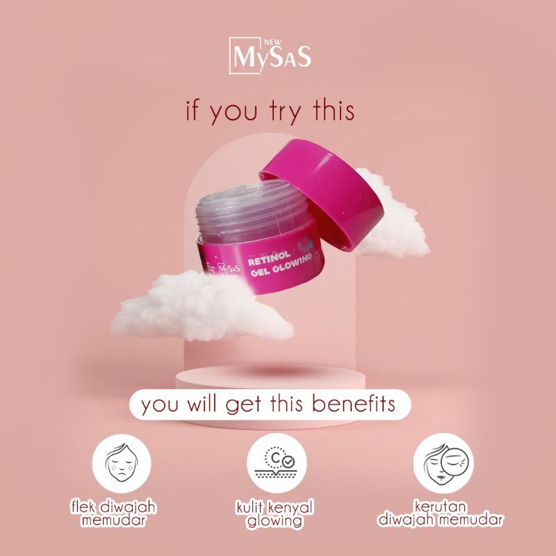 MYSAS SKINCARE RETINOL GEL GLOWING