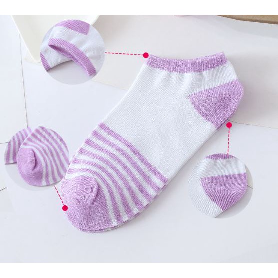 DF KK232 Kaos Kaki Fashion Wanita Kaos Kaki Pendek Korea Style Women Sock Import