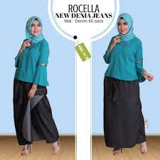 TERBARU  Rocella New Denia - Rok Celana Jeans - Rok Celana Denim