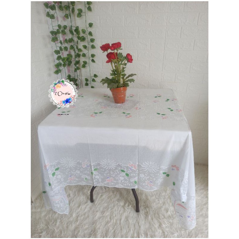 TAPLAK MEJA MAKAN 6 KURSI PERSEGI WATERPROOF IMPORT / TAPLAK MEJA MAKAN/ TAPLAK MEJA MAKAN ANTI AIR