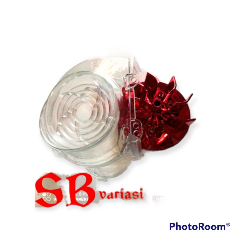 Paket Variasi Cover Tutup Kipas Transparan Dan Kipas Beat Scoopy karbu