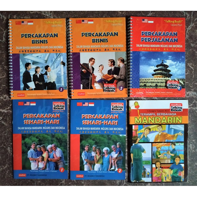 

Percakapan Bisnis, Sehari-hari, Percakapan Perjalanan Dalam Bahasa Mandarin, Inggris dan Indonesia