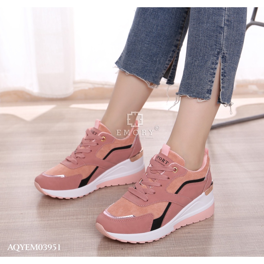 SV - EMORY Farenno Sepatu Wedges Wanita AQYEMO3951