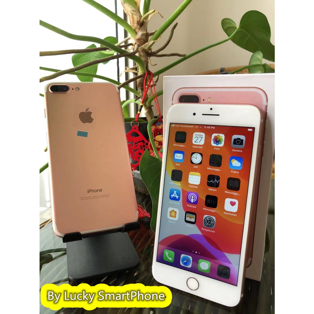 iPhone7Plus 32GB All Sim Silent Fullset Original Second Mulus100% Like New 3utools All Green (Garansi 1 Tahun)-3