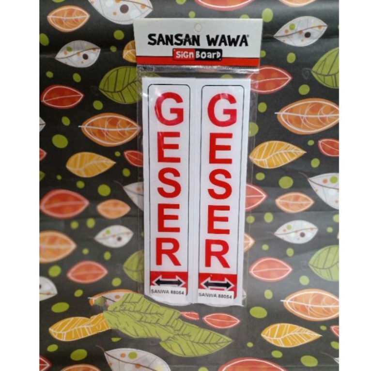 

Sign Board Acrylic (Geser)