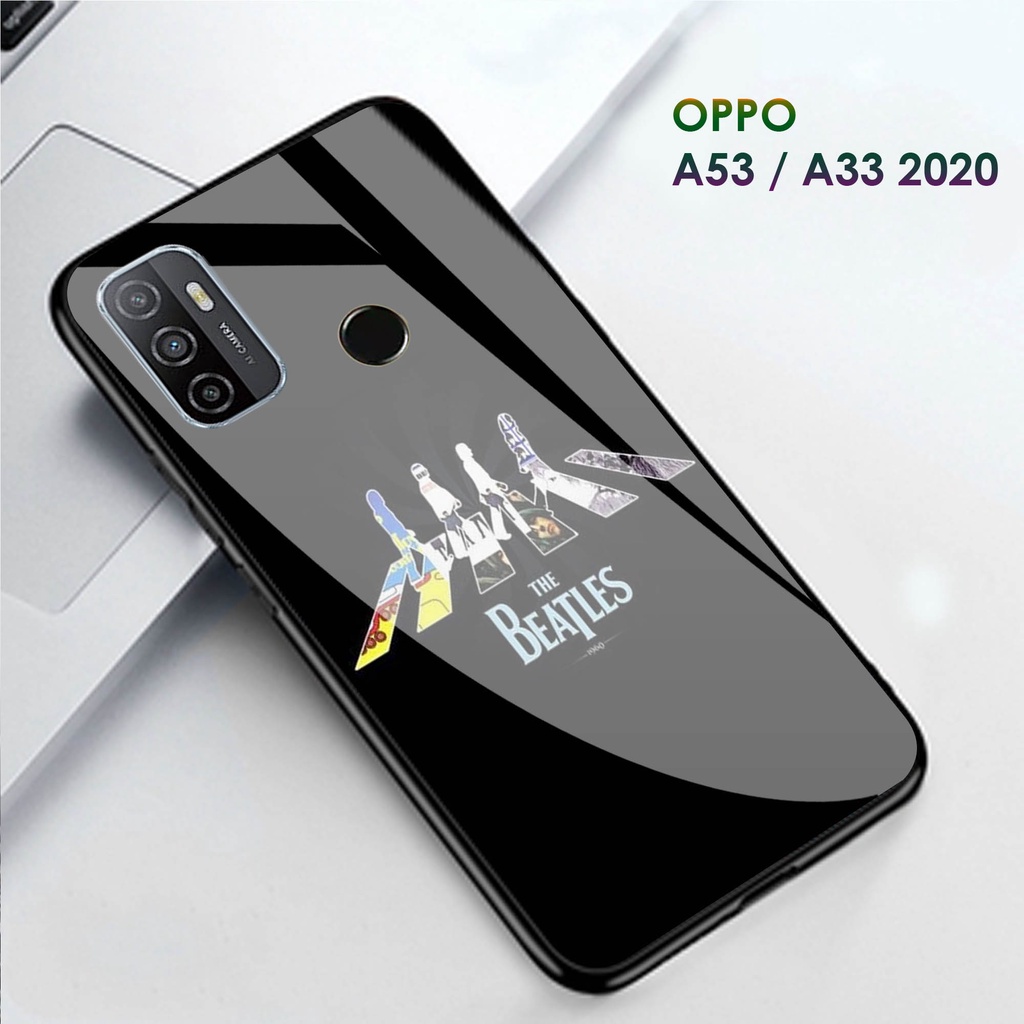 Softcase Glass Kaca Oppo A53 A33 2020 (Case Hp) Oppo A53 A33 2020 (CASING HP) Oppo A53 A33 2020 (S110)