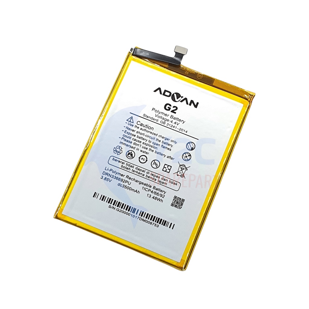 BATERAI ADVAN G2 ORIGINAL OEM / BATRE / BATERE / BATRAI / BATREI / BATU