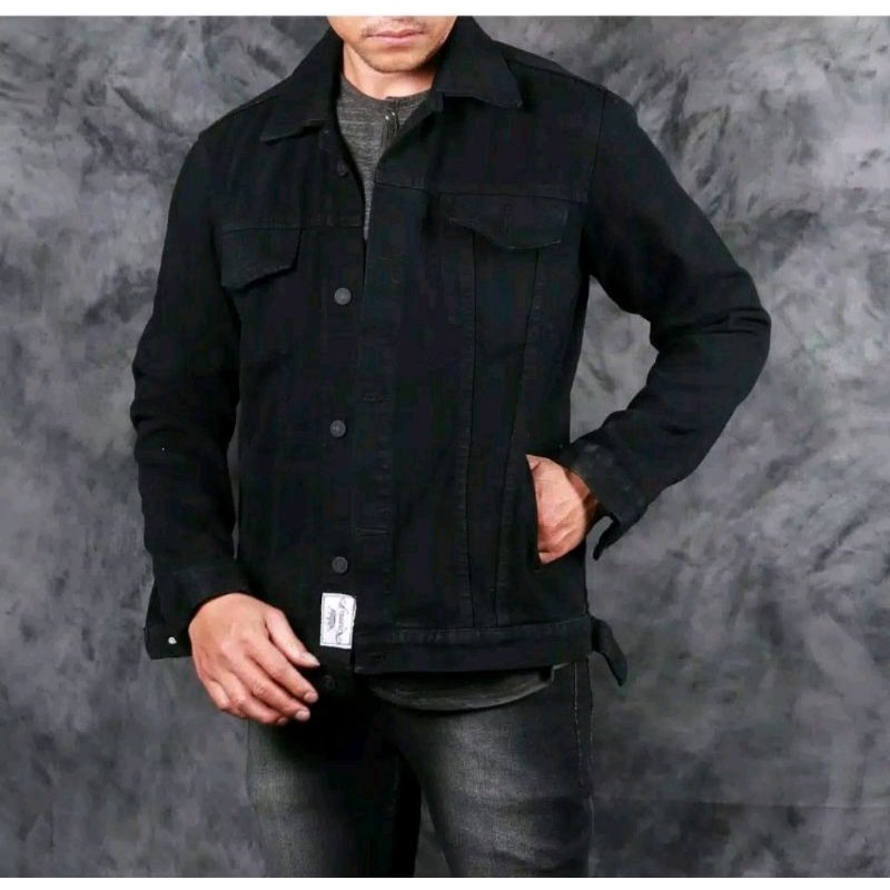 JAKET JEANS PRIA /JAKET JEANS PRIA JUMBO/JAKET PRIA SANDWASH/