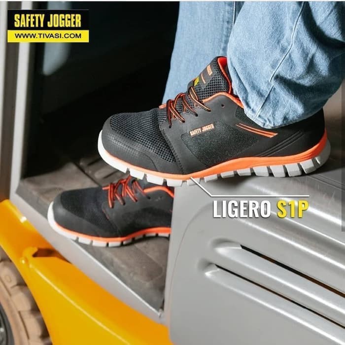 JOGGER SAFETY SHOES/SEPATU SAFETY JOGGER LIGERO ORANGE SAFETY JOGGER