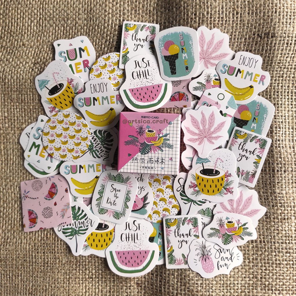 

Sticker Bullet Journal/Scrapbook/Diary Deco Tropical Fruit