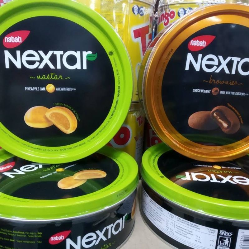 

nextar kaleng brownis coklat 336gr