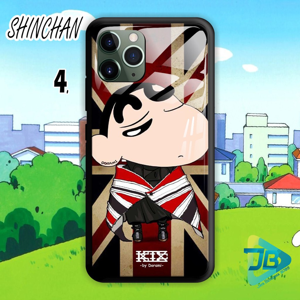 SOFTCASE BACK CASE GLASS KACA SHINCHAN VIVO Y66 Y67 Y69 V5 Y70S Y71 Y81 Y91C Y91 Y93 Y95 JB4318