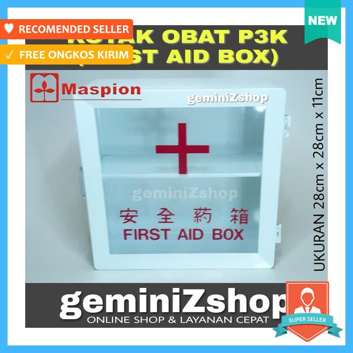 Maspion kotak obat p3k first aid box - tempat penyimpanan - tempat obat