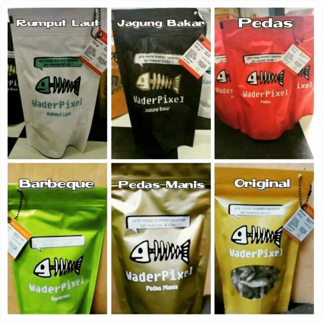 Wader Pixel camilan ikan crispy
