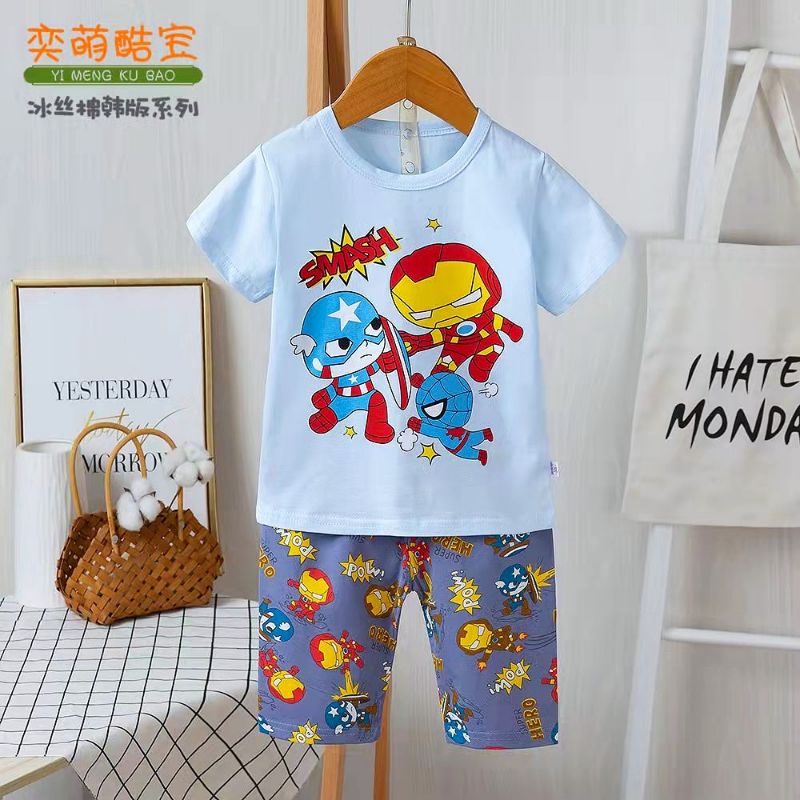 kubao 3 stel baju anak import harian. Stelan anak import