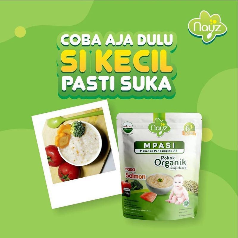 Nayz Bubur Mpasi Ikan Salmon150gr