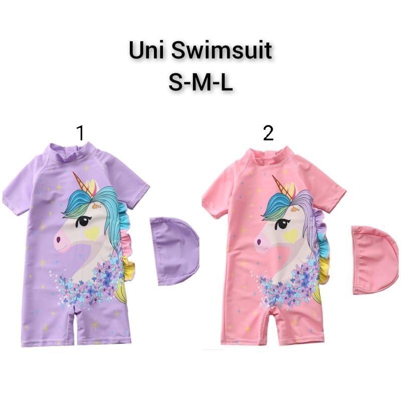 Baju renang bayi import/ baby swimwear/ baju renang romper bayi shark/ baju renang anak