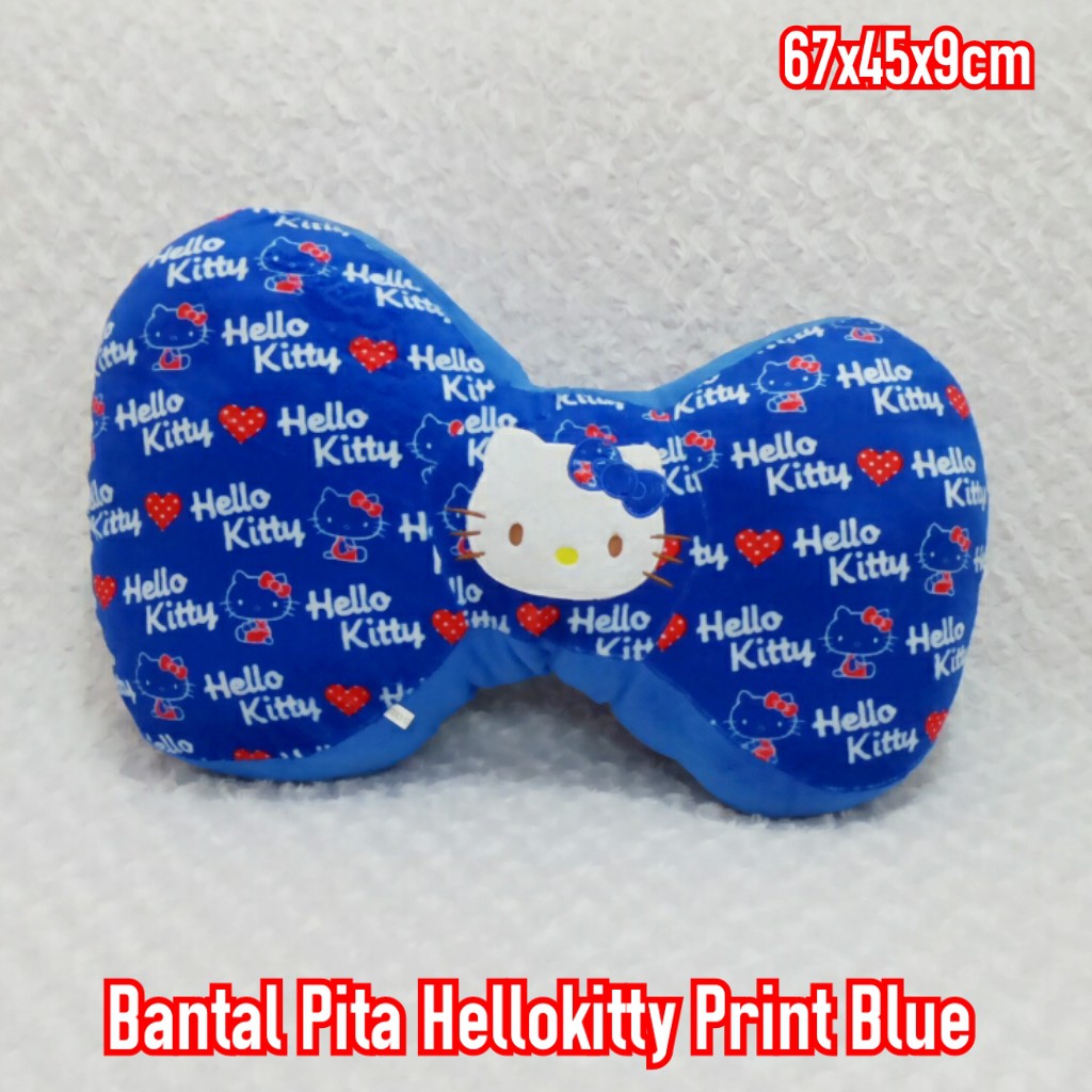 

Bantal Pita Hellokitty Print Biru