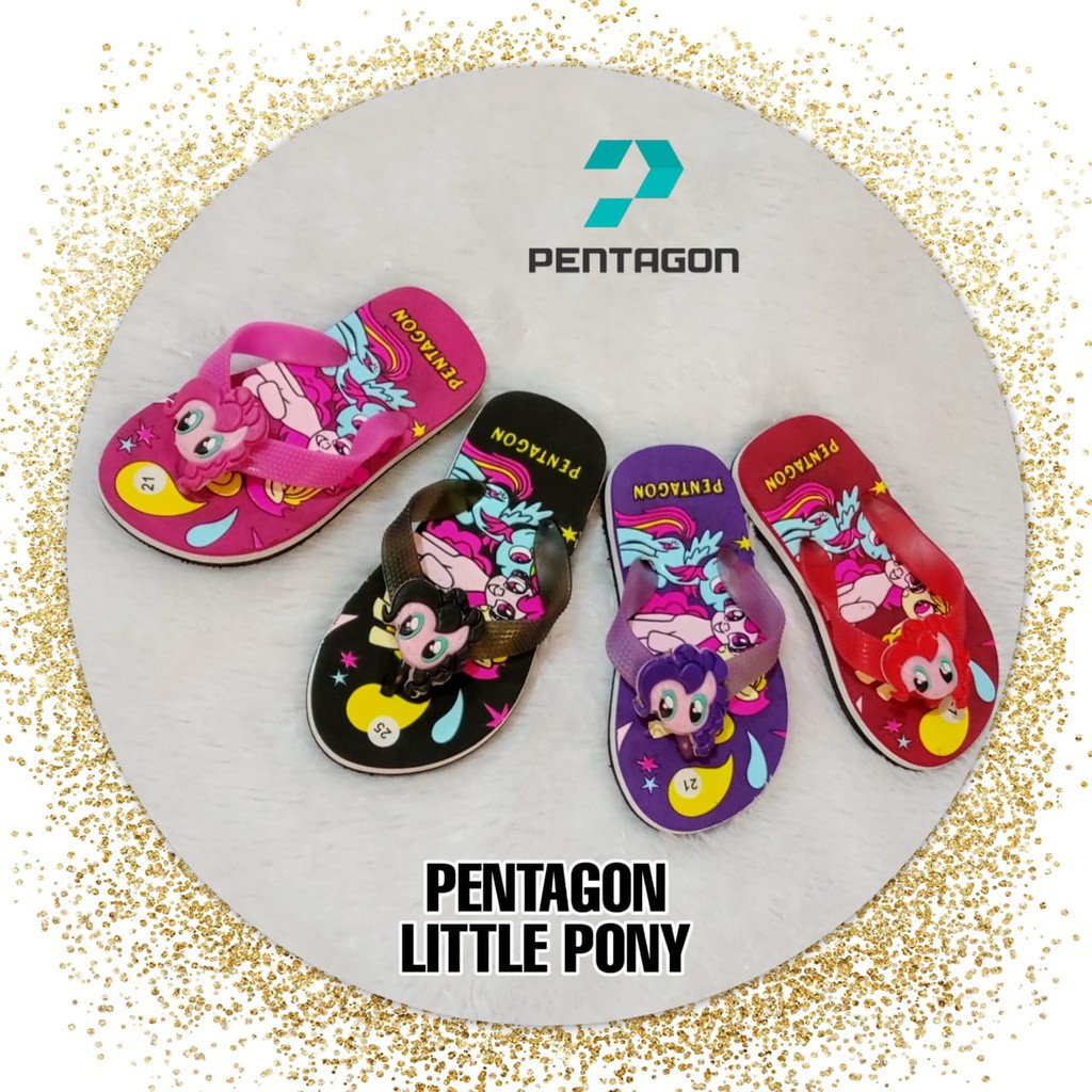  Sandal  led anak  cewek perempuan little pony nyala  lucu 