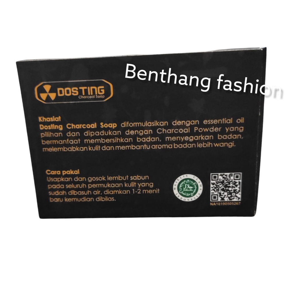 Sabun Dosting Pemutih Kulit Whitening Natural Soap Original BPOM - AMPUH