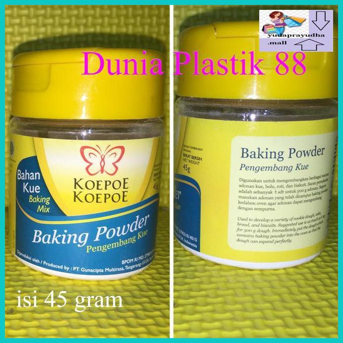 

54Etr7U- Isi 45 Gram Baking Powder Koepoe Koepoe Kupu Kupu Bubuk Pengembang Kue 9Uhhjt7-