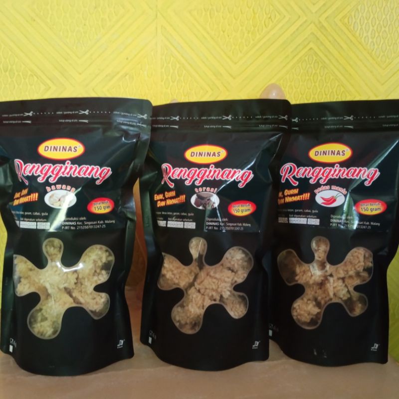 

rengginang DININAS berat 200gram,500gr ,