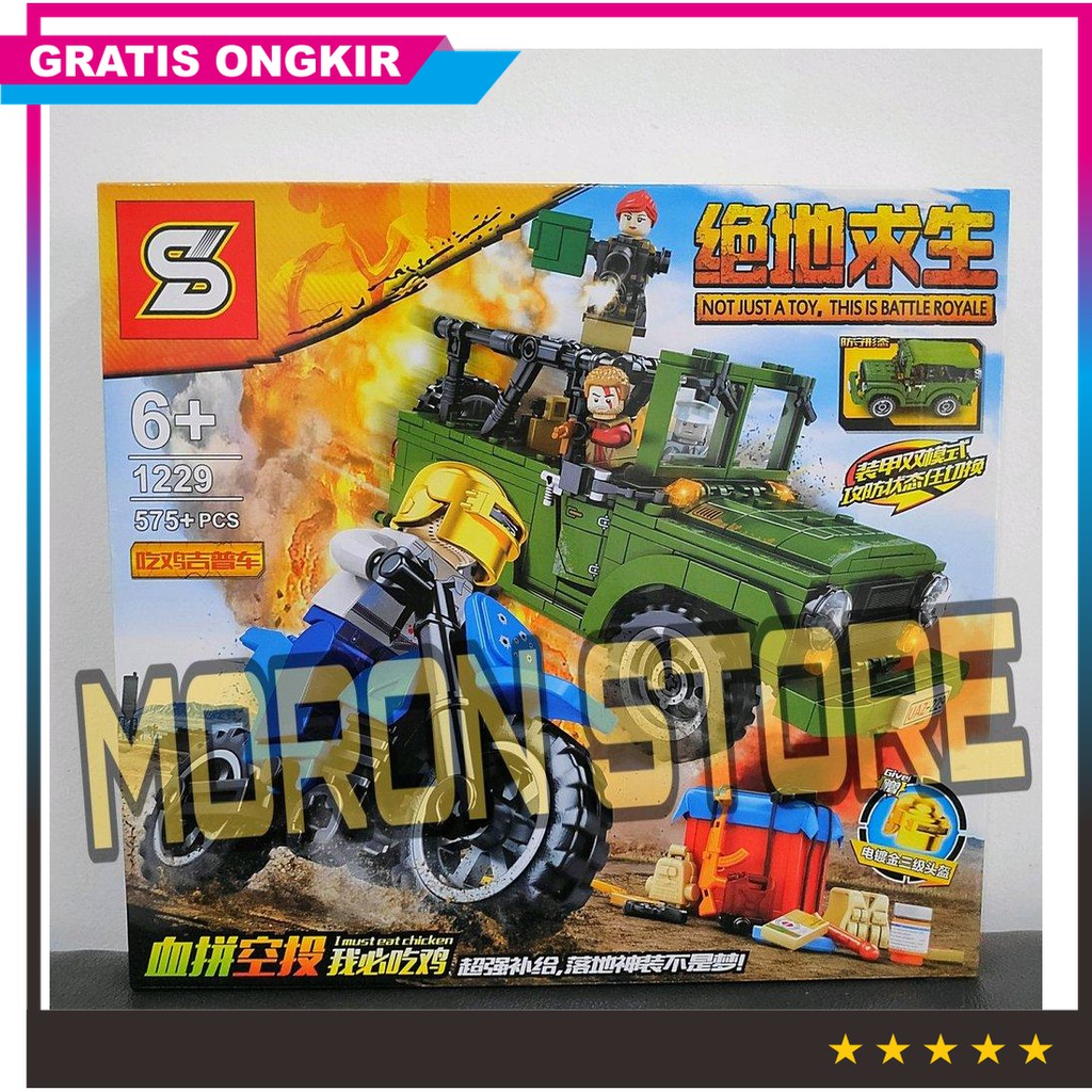  Dijual  Lego Pubg Mobile  Battlegrounds Battle Royale Bike 