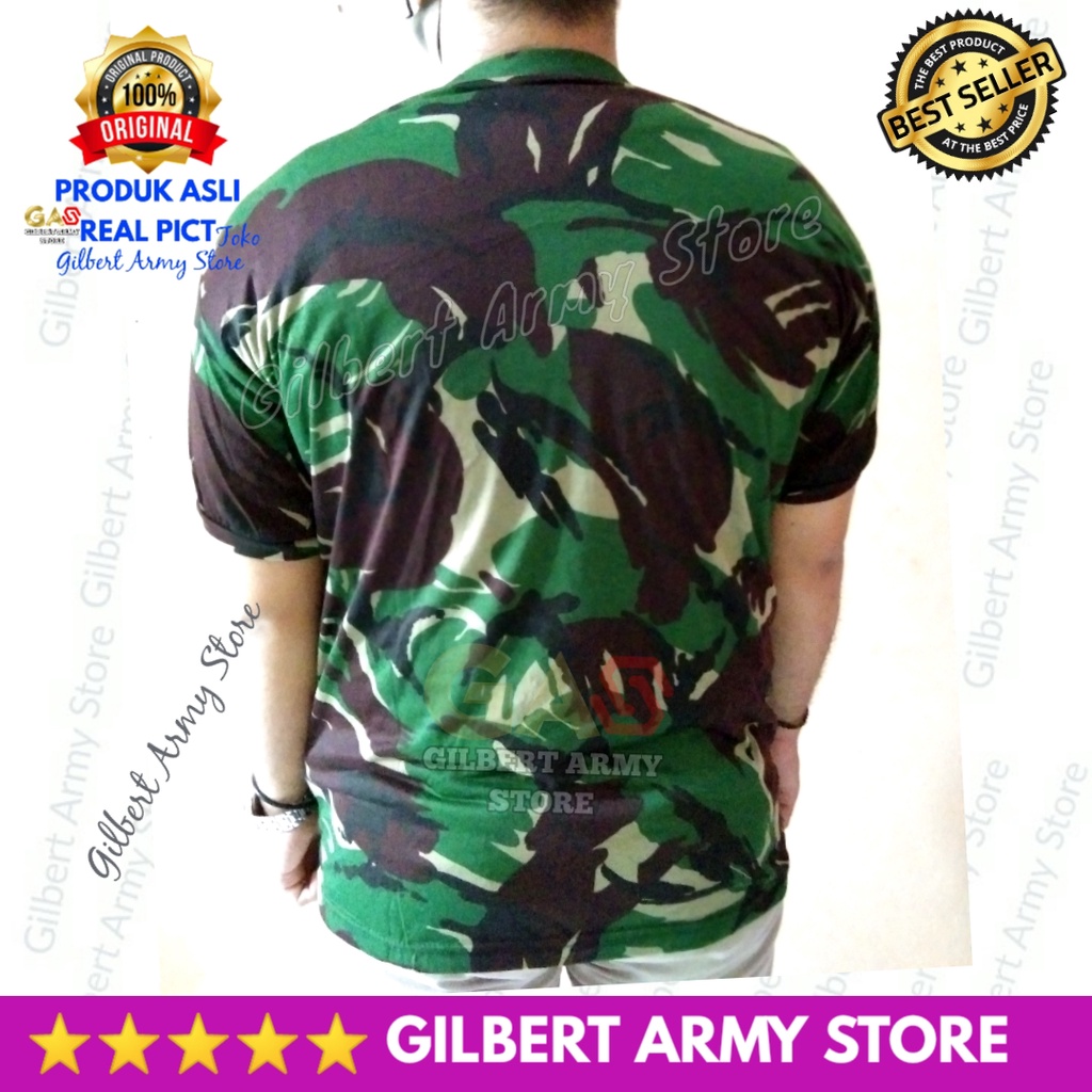 GILBERT ARMY STORE Kaos Loreng Tni Malvinas Lengan Pendek Gambar Terbaru