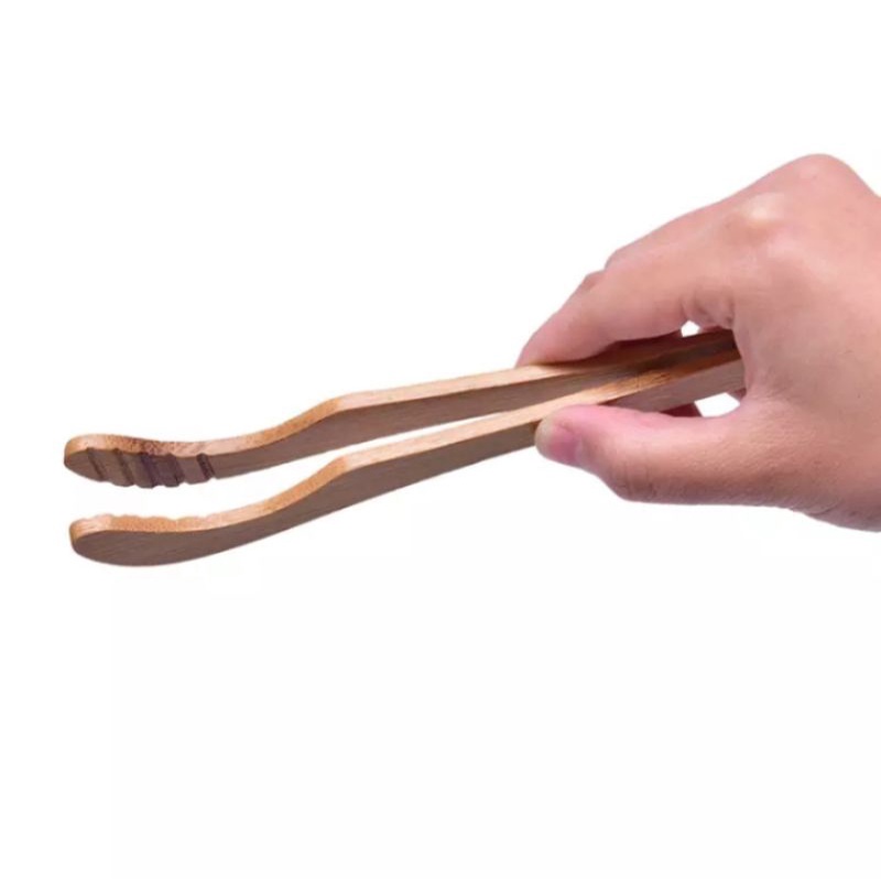 Bamboo Tweezers Tea Clip / Klip Teh Pinset Bambu / Alat Penjepit Teh