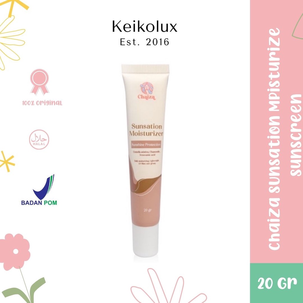Sunscreen Chaiza, Chava Sunsation Moisturizer Sunshine Protection