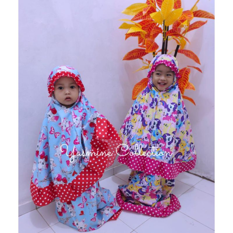 BISA COD MUKENA ANAK 1-6 THN BISA PILIH MOTIF / MUKENA KARAKTER 2-6 THN GROSIR DAN ECER