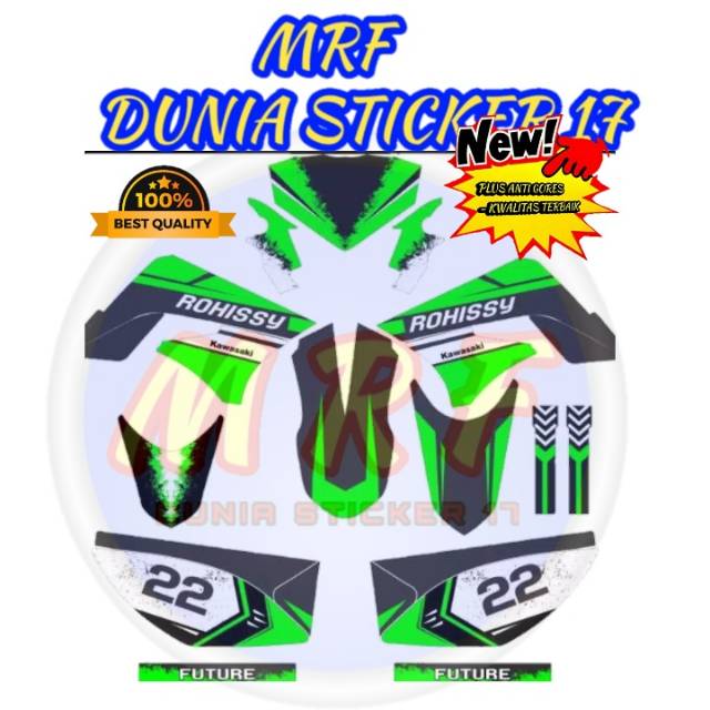 dekal Klx stiker decal Klx decal stiker Klx stiker motor Klx decal motor Klx
